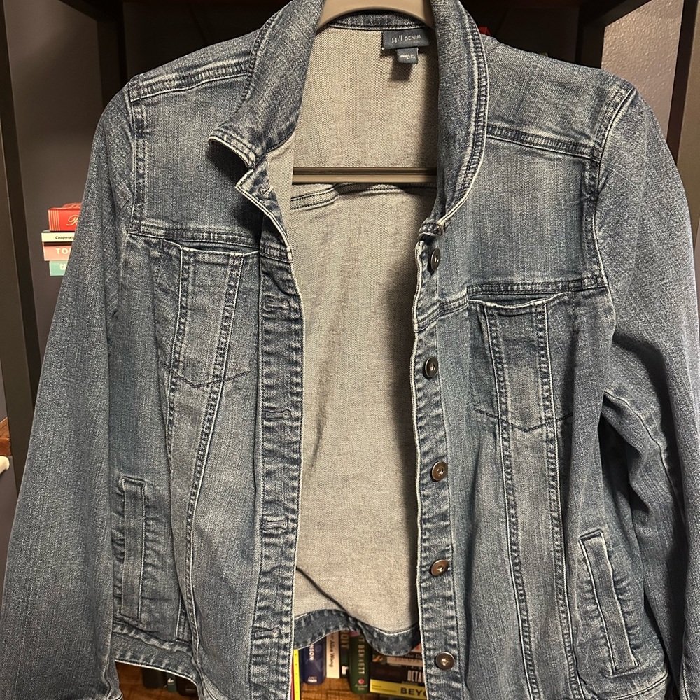 J. Jill Blue Denim Jacket